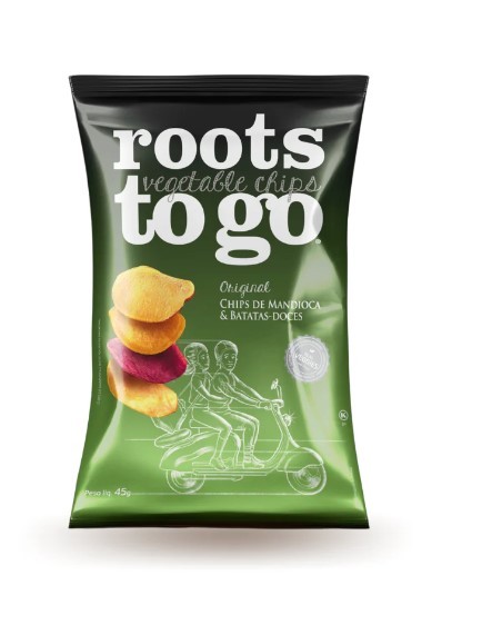 ROOTS TO GO CHIPS MANDIOCA E BATATA DOCE