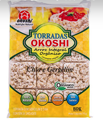 TORRADAS DE ARROZ CHIA/GERGELIM OKOSHI