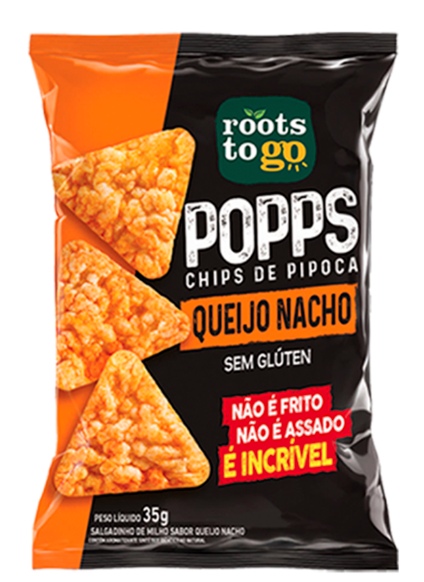 POPPS CHIPS PIPOCA QUEIJO NACHO