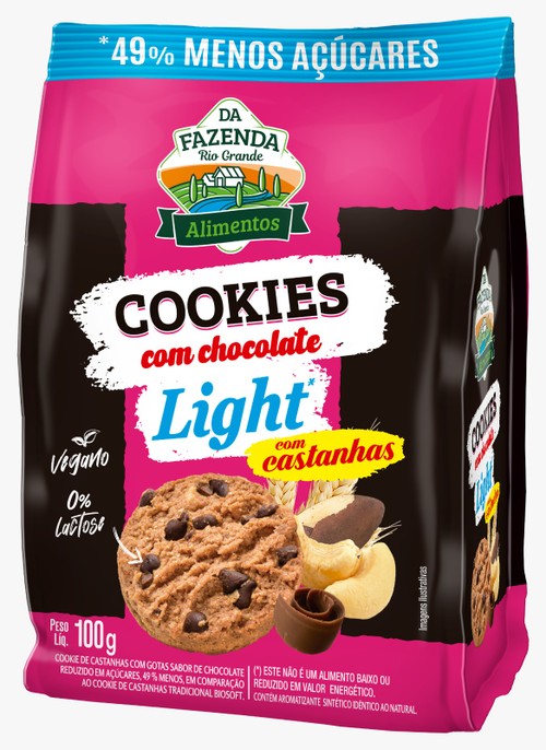 COOKIES LIGHT CASTANHAS DA FAZENDA