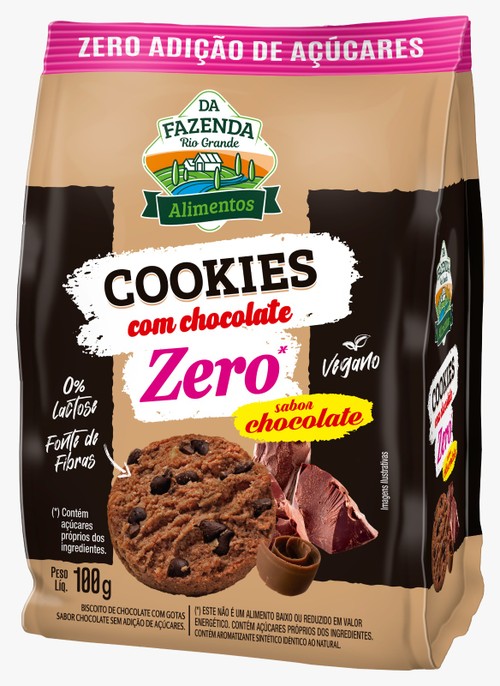 COOKIES ZERO CHOCOLATE DA FAZENDA