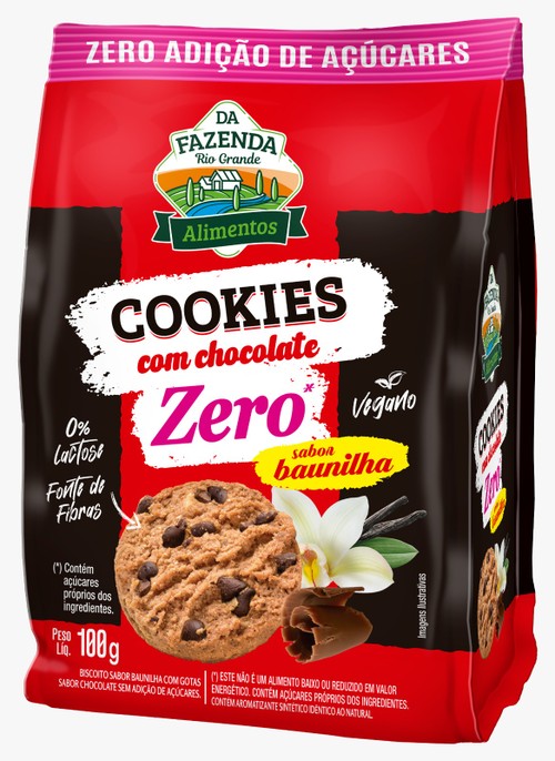 COOKIES ZERO BAUNILHA DA FAZENDA