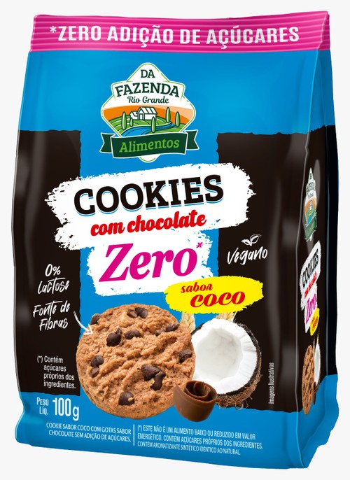COOKIES ZERO COCO DA FAZENDA