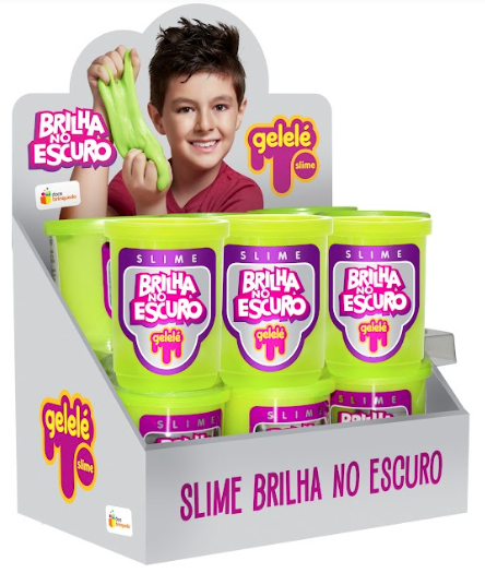 GELELE SLIME BRILHA NO ESCURO DP