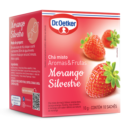 CHA OETKER C/10 MORANGO SILVESTRE