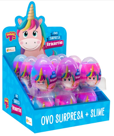 OVO SURPRESA+SLIME UNICORNIO DP