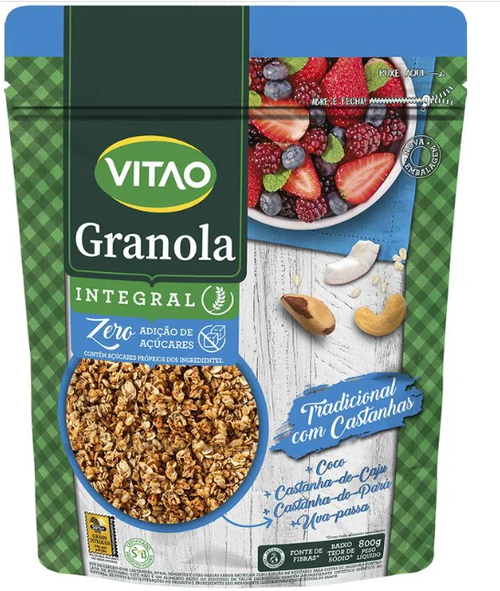 VITAO GRANOLA ZERO TRAD. C/CASTANHAS