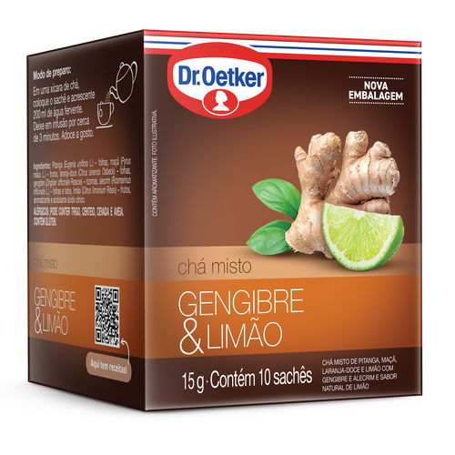 CHA OETKER C/10 GENGIBRE & LIMAO