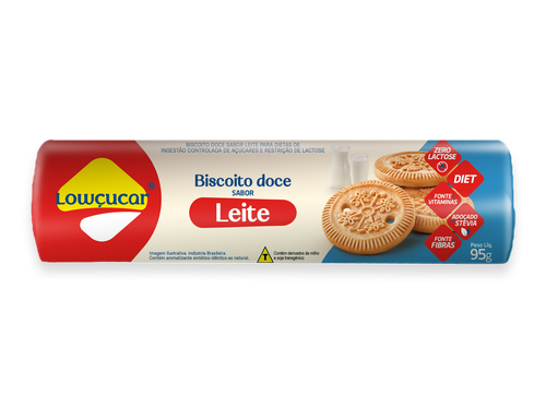 BISC. LOWCUCAR ZERO DOCE LEITE