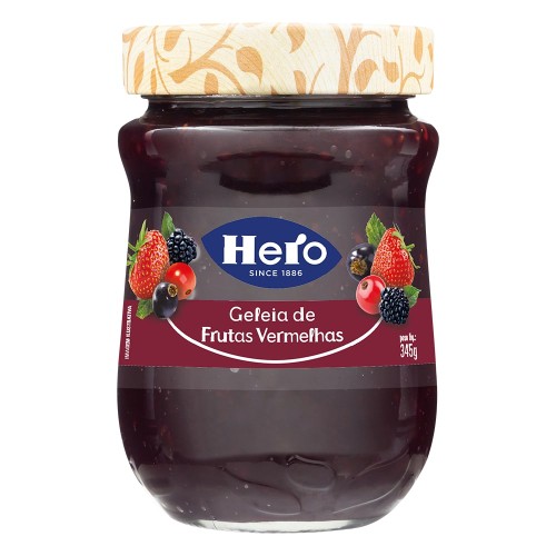 GELEIA HERO FRT. VERMELHAS 345G