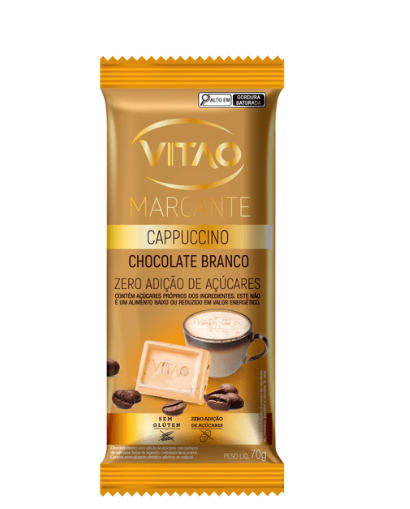 VITAO CHOC. BRANCO CAPPUCCINO ZERO