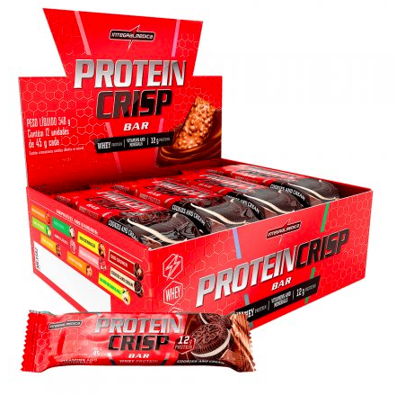 PROTEIN CRISP BAR. COOKIES & CREAM