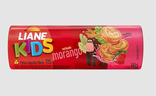 LIANE RECHEADO KIDS MORANGO