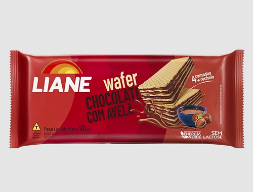 LIANE WAFER CHOCOLATE C/AVELA*