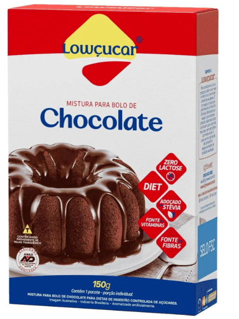 PO P/BOLO LOWCUCAR DIET CHOCOLATE
