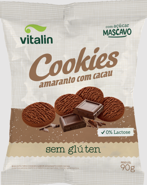 VITALIN COOKIES AMARANTO/CACAU