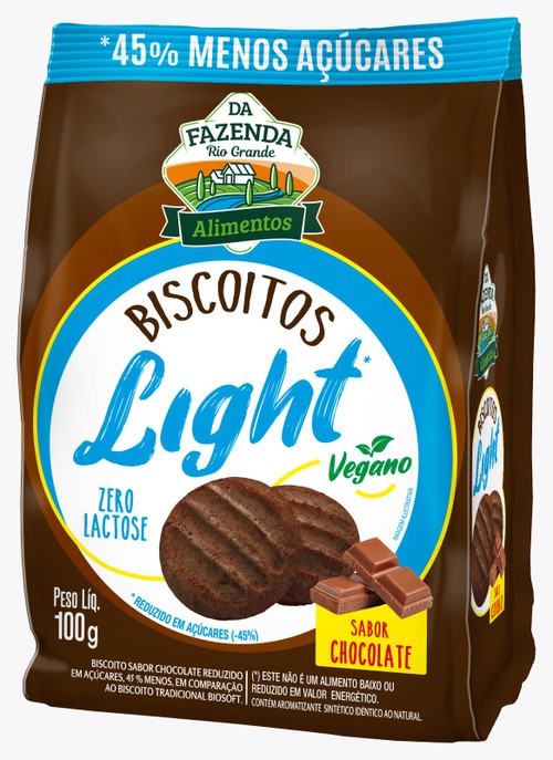 BISC. LIGHT CHOCOLATE DA FAZENDA