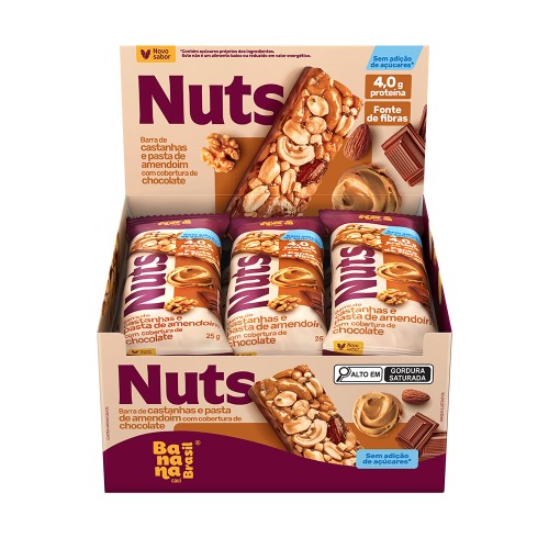 NUTS BAR PASTA DE AMENDOIM DP*