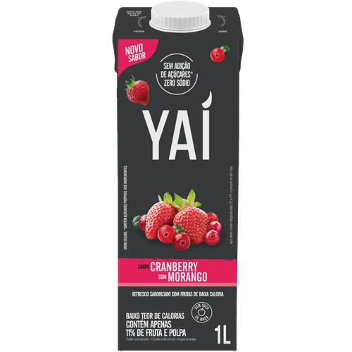 YAI SUCO CRANBERRY C/MORANGO