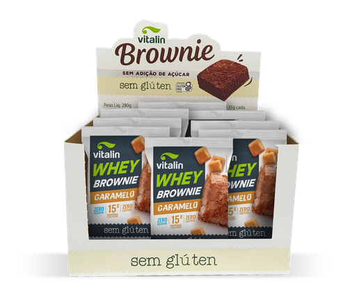 VITALIN WHEY BROWNIE CARAMELO