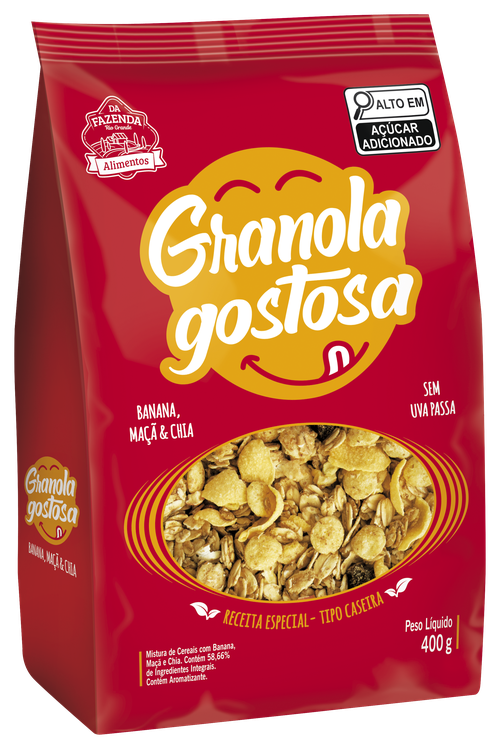 GRANOLA GOSTOSA BANANA/MACA/CHIA*