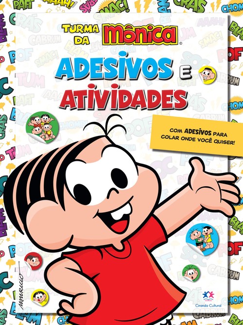 LIVRO ADESIVOS TURMA MONICA