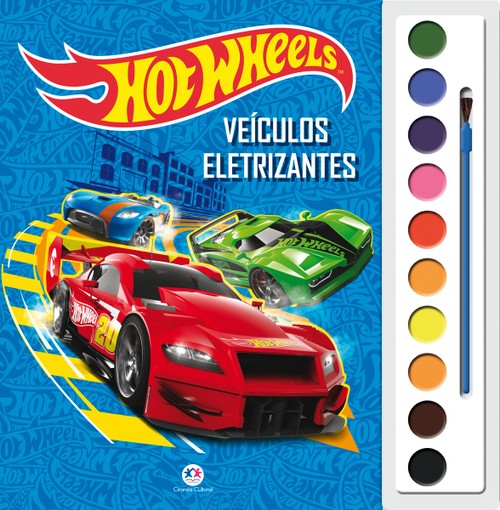 LIVRO AQUARELA HOT WHEELS