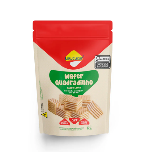 WAFER LOWCUCAR QUADRADINHO LIMAO