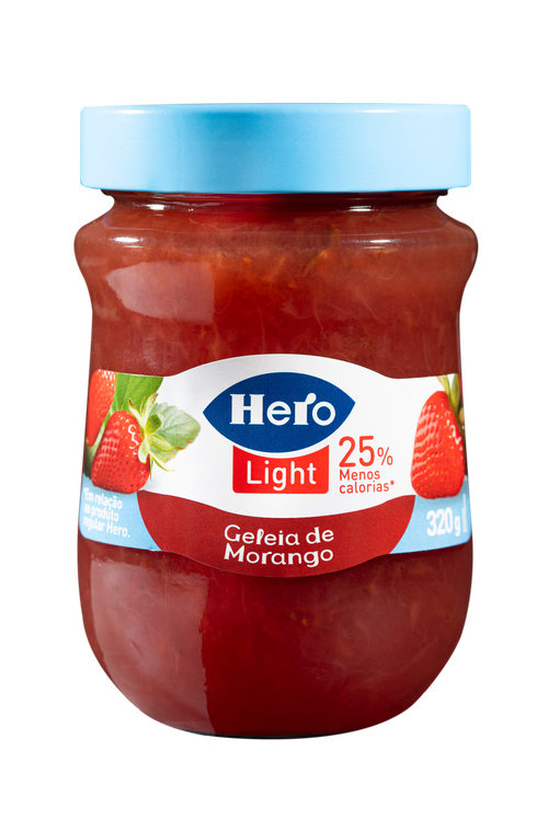 GELEIA HERO MORANGO LIGHT