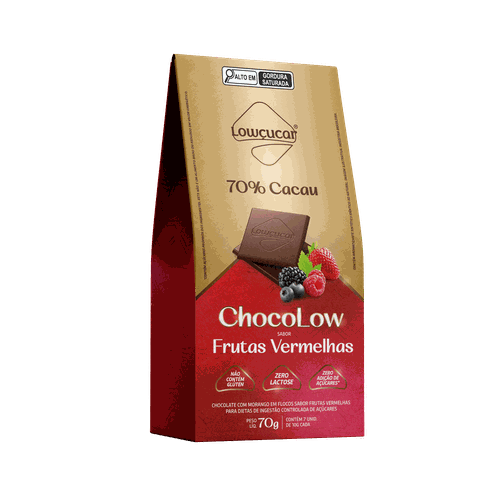 CHOCOLOW 70% FT. VERMELHAS