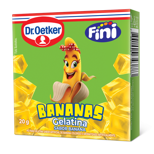GELATINA OETKER FINI BANANAS