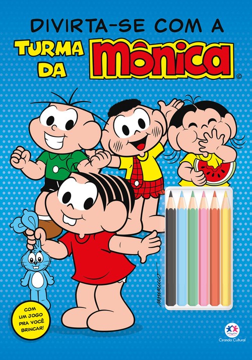 LIVRO LAPIS DE COR TURMA DA MONICA