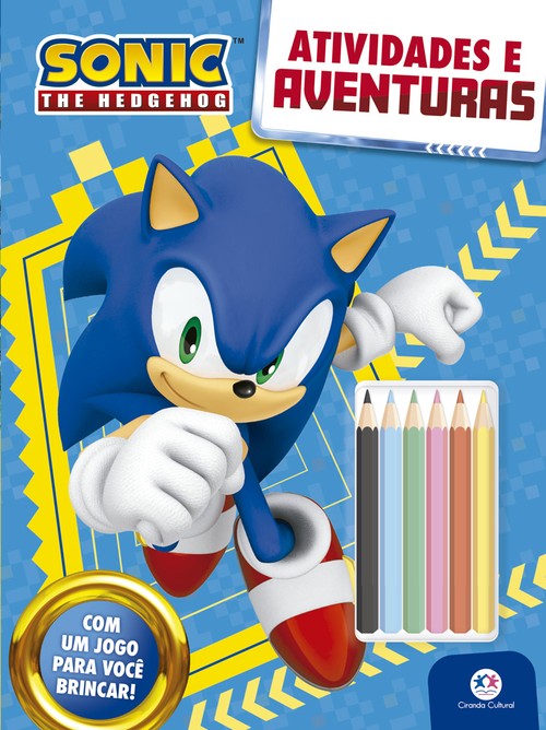 LIVRO LAPIS DE COR SONIC