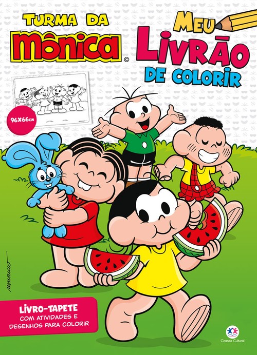 LIVRAO P/COLORIR TURMA DA MONICA
