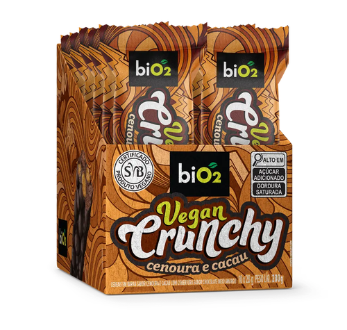 BIO2 VEGAN CRUNCHY CENOURA/CACAU DP