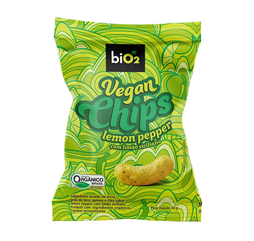 BIO2 VEGAN CHIPS LEMON PEPPER