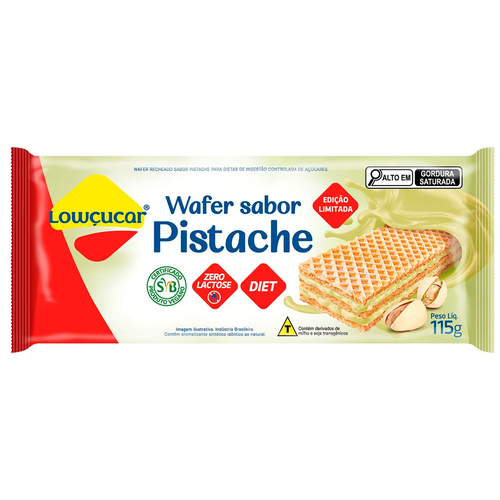 WAFER LOWCUCAR DIET PISTACHE