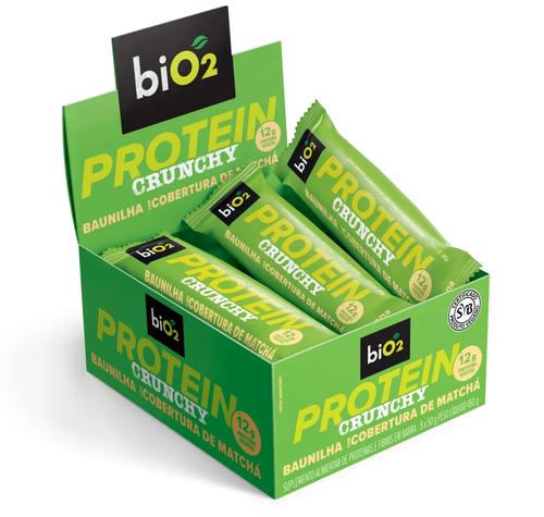 BIO2 PROTEIN CRUNCHY BAUNILHA C/MATCHA DP