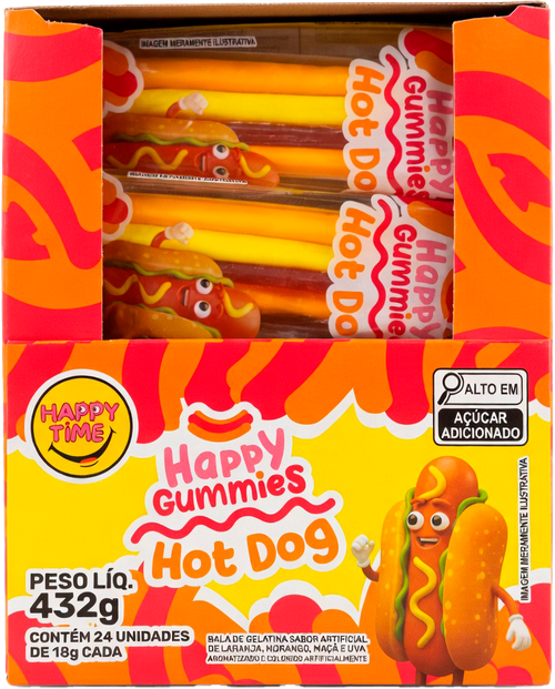 HAPPY GUMMY JELLO HOTDOG DP