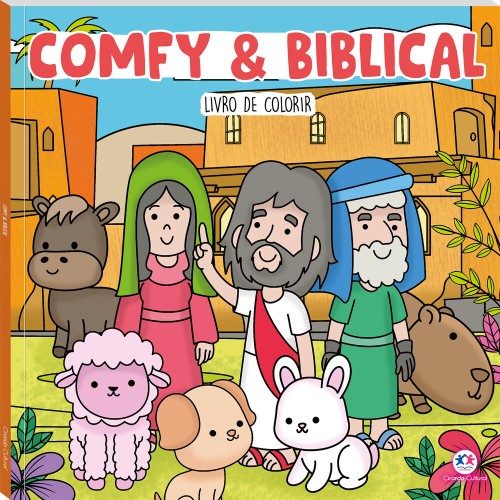 LIVRO P/COLORIR COMFY & BIBLICAL