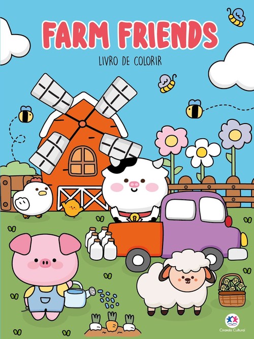 LIVRO P/COLORIR FARM FRIENDS