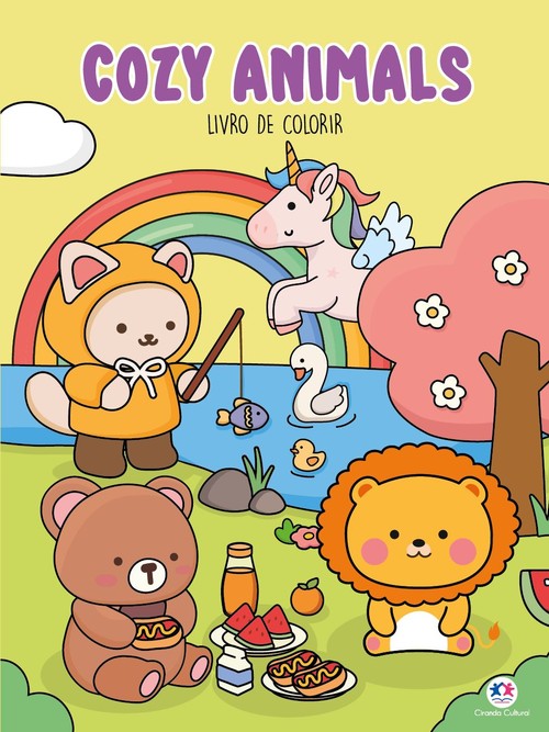 LIVRO P/COLORIR COZY ANIMALS
