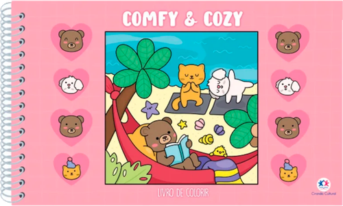 LIVRO CAPA DURA COMFY & COZY PINK