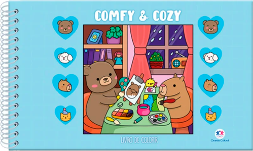 LIVRO CAPA DURA COMFY & COZY BLUE