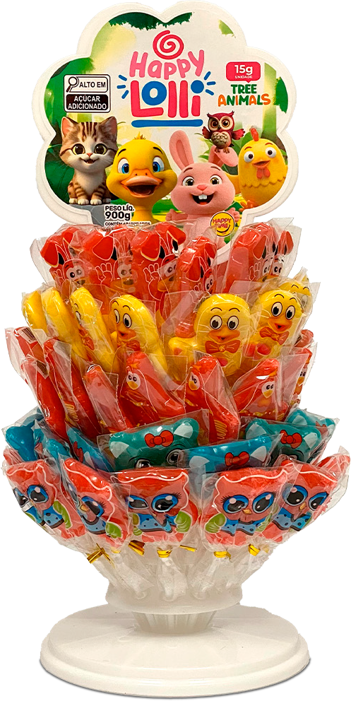 HAPPY LOLLI PIR. ANIMALS DP