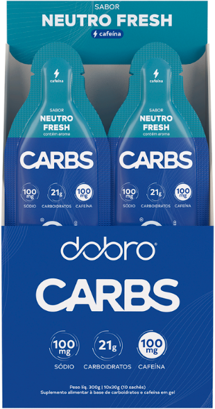DOBRO GEL CARBS C/CAFEINA  NEUTRO
