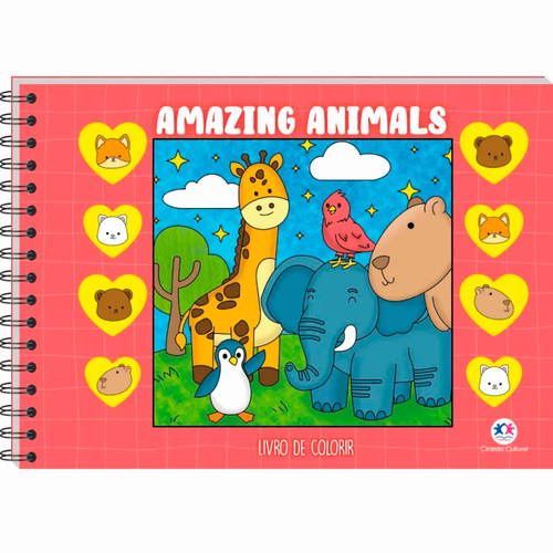 LIVRO CAPA DURA AMAZING ANIMALS