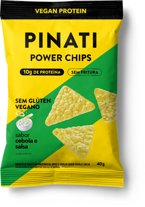 PINATI POWER CHIPS CEBOLA E SALSA*