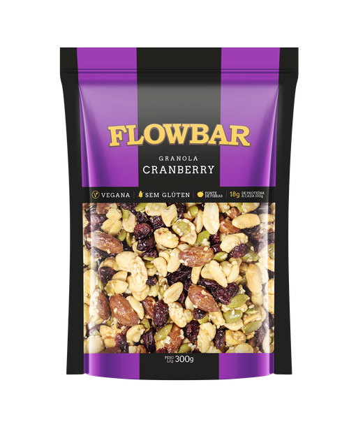 FLOWBAR GRANOLA CRANBERRY