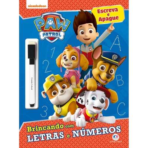 LIVRO ESCREVE/APAGUE PATRULHA CANINA